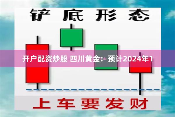 开户配资炒股 四川黄金：预计2024年1