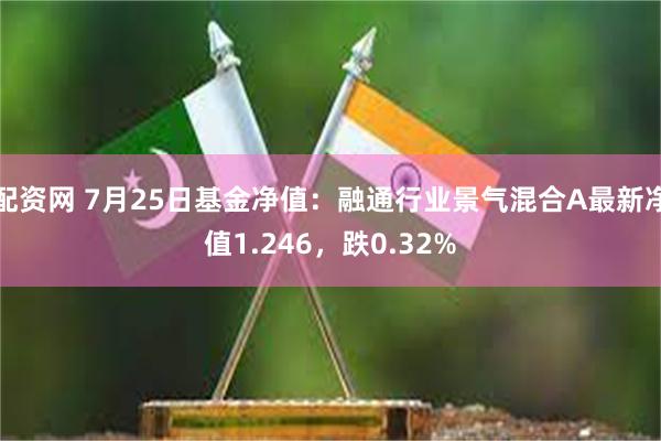 配资网 7月25日基金净值：融通行业景气混合A最新净值1.246，跌0.32%