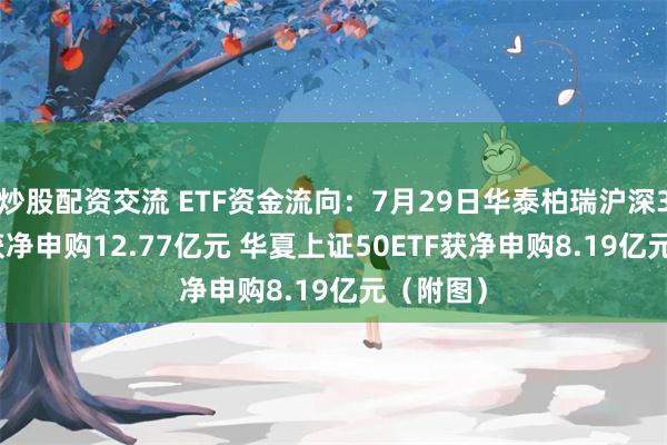 炒股配资交流 ETF资金流向：7月29日华泰柏瑞沪深300ETF获净申购12.77亿元 华夏上证50ETF获净申购8.19亿元（附图）