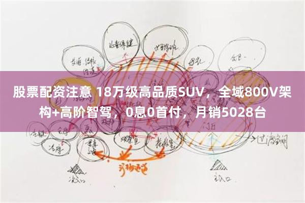 股票配资注意 18万级高品质SUV，全域800V架构+高阶智驾，0息0首付，月销5028台