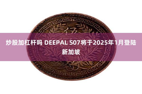 炒股加杠杆吗 DEEPAL S07将于2025年1月登陆新加坡